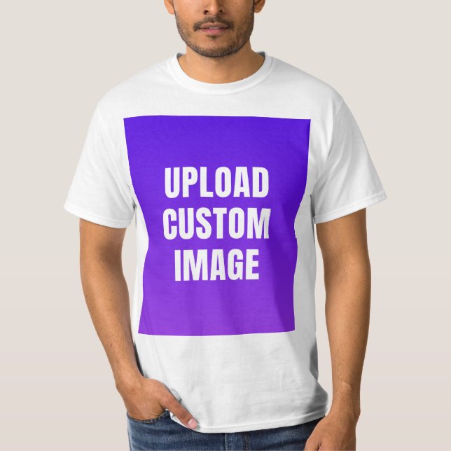 Upload Custom Image - Add Your Own To Print On A T-Shirt (Front)