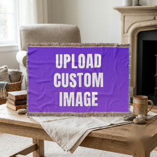 Upload Custom Image - Add Your Own To Print On A Throw Blanket