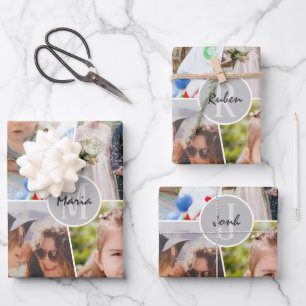 Upload customised photo wrapping paper sheet