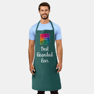 Upload Image Photo Template Best Grandad Ever Apron