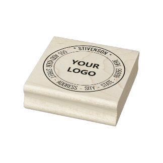 Upload Logo or Photo Add Name Return Address Stamp