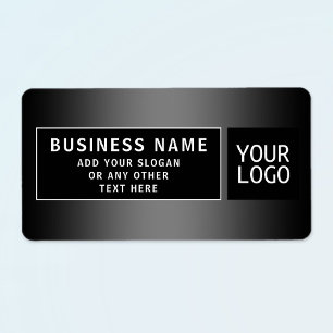 Upload Logo or QR code   Cool Return Address Label