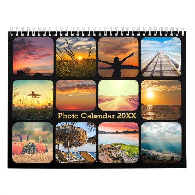 Upload photo and logo calendar (Cover)