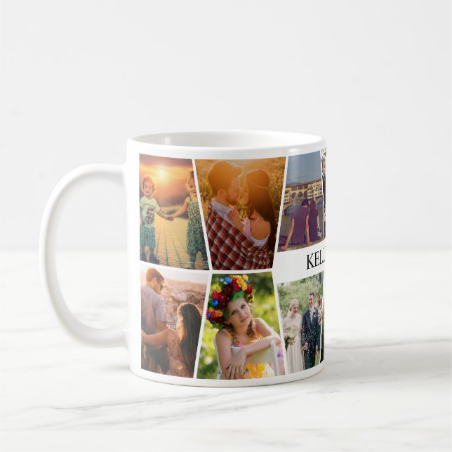Upload photo coffee mug (Left)