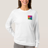 Upload Photo Double Sided Womens Long Sleeve Trend