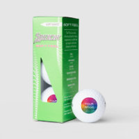 Upload Photo Image Design Srixon Soft Feel 3 Pack