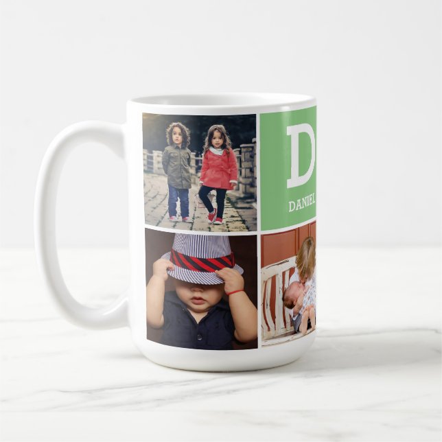 Upload photo monogrammed mug (Left)
