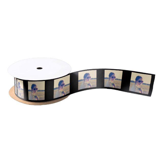 Upload photo satin ribbon (Spool)