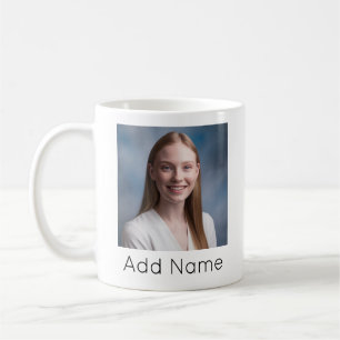 upload picture Custom Photo and Name Personalised  Coffee Mug