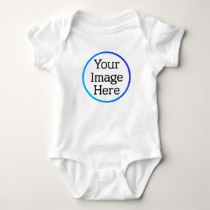 upload picture Custom Photo Personalised Baby Bodysuit