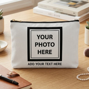 Upload Picture Photo & Add Text – Customise Accessory Pouch