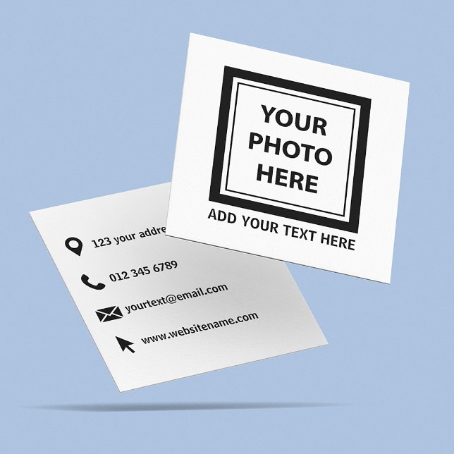 Upload Picture Photo & Add Text – Customise Calling Card (Creator Uploaded)