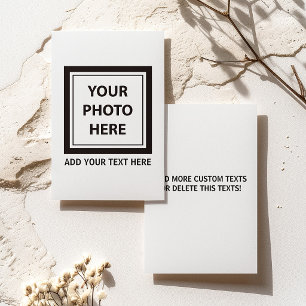 Upload Picture Photo & Add Text – Customise Card