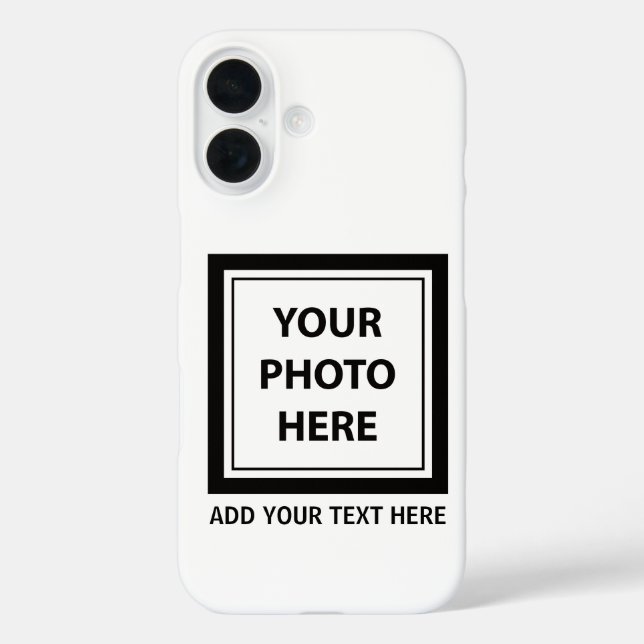 Upload Picture Photo & Add Text – Customise Case-Mate iPhone Case (Back)