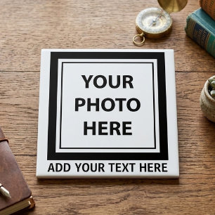 Upload Picture Photo & Add Text – Customise Ceramic Tile