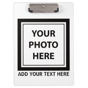 Upload Picture Photo & Add Text – Customise Clipboard