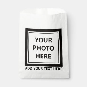 Upload Picture Photo & Add Text – Customise Favour Bag