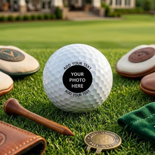 Upload Picture Photo & Add Text – Customise Golf Balls