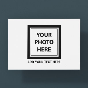 Upload Picture Photo & Add Text – Customise Holiday Postcard