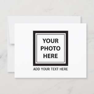 Upload Picture Photo & Add Text – Customise Postcard
