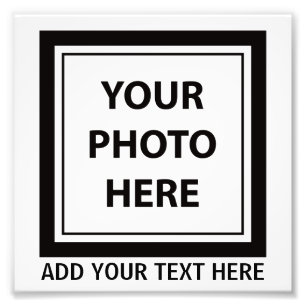 Upload Picture Photo & Add Text – Customise Print