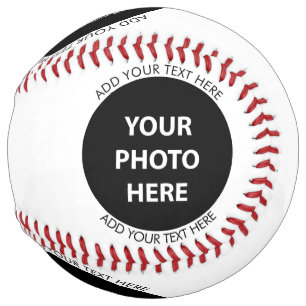 Upload Picture Photo & Add Text – Customise Softball