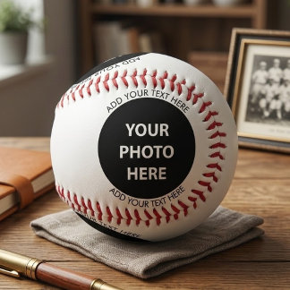 Upload Picture Photo & Add Text – Customise Softball