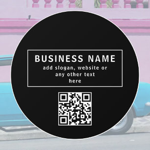Upload QR code or Logo   Modern Black