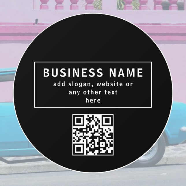 Upload QR code or Logo | Modern Black (Creator Uploaded)