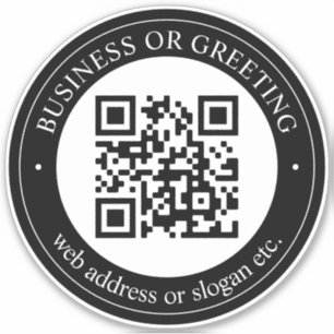 Upload QR code or Logo   Modern Black