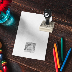 Upload Selfie and Create Custom Personalised Photo Rubber Stamp