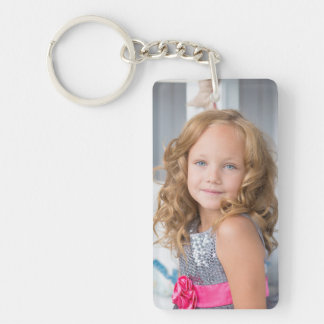 Upload vertical photo key ring
