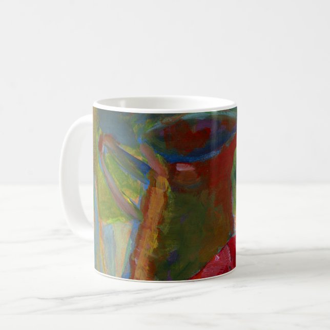 Upload Your Artwork | Turn Custom Painting to Coffee Mug (Front Left)