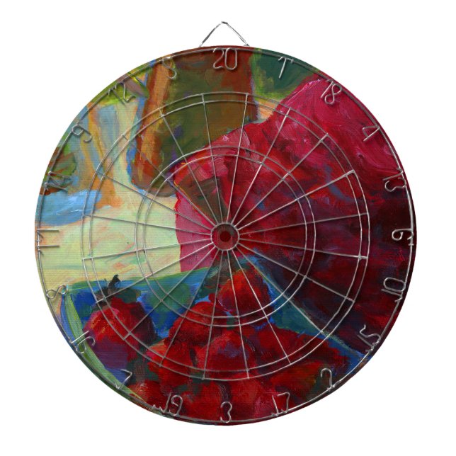 Upload Your Artwork | Turn Custom Painting to  Dartboard (Front)