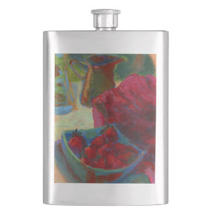 Upload Your Artwork Turn Custom Painting to Hip Flask