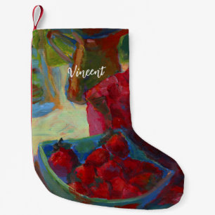 Upload Your Artwork   Turn Custom Painting to Small Christmas Stocking