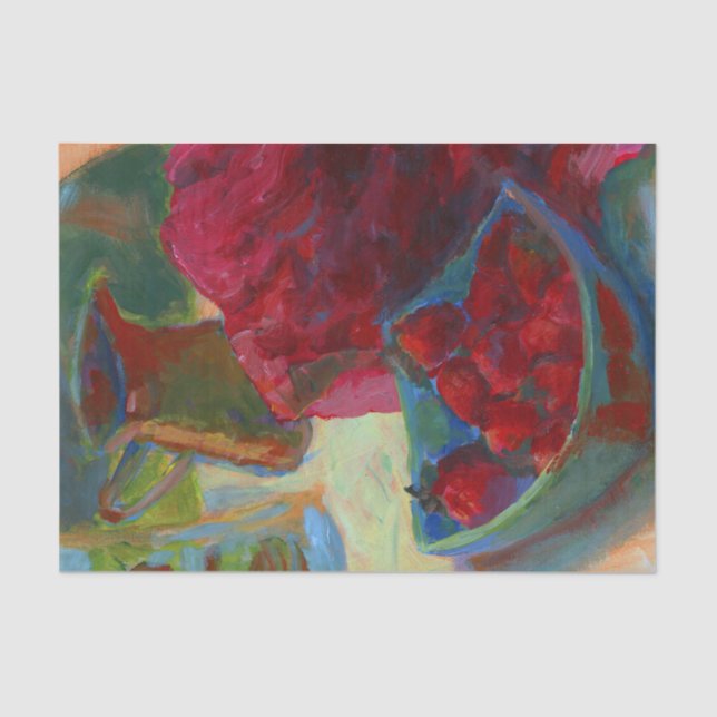 Upload Your Artwork | Turn Custom Painting to  Tissue Paper (Front)