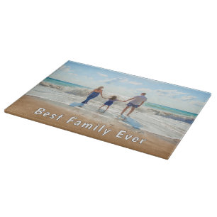 Upload Your Best Family Ever Photo Cutting Board