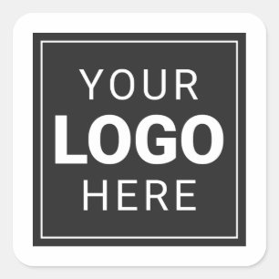 Upload Your Brand Logo Square Sticker