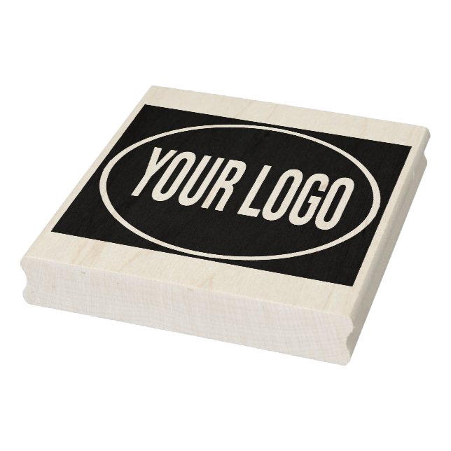 Upload Your Business Logo Large Rubber Stamp (Stamp)