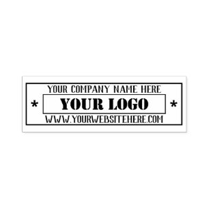 Upload Your Company Logo Add Name Website Stamp
