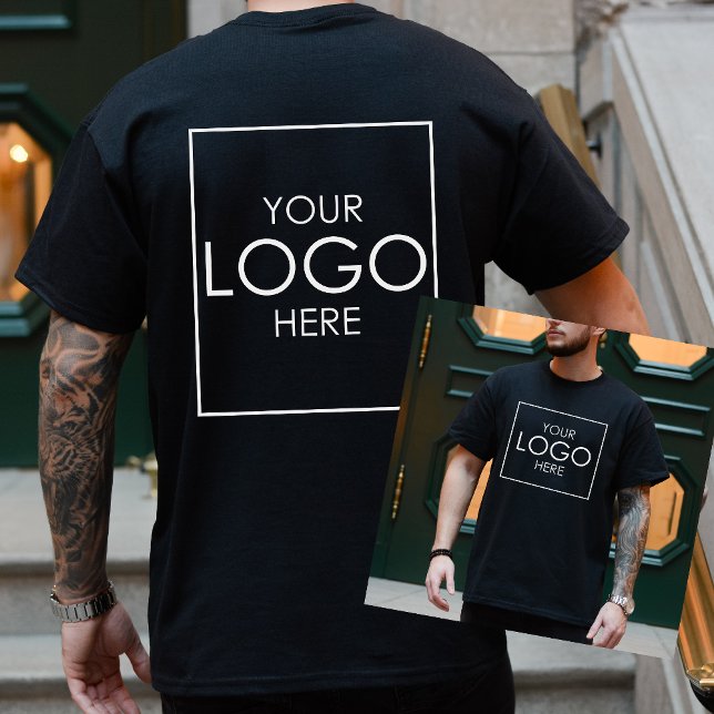 Upload Your Company Logo Front Back Shirt Design (Creator Uploaded)