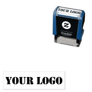 Upload Your Company Logo Self-inking Stamp Example