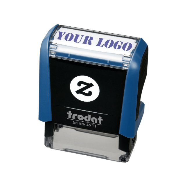 Upload Your Company Logo Self-inking Stamp Example (Product)