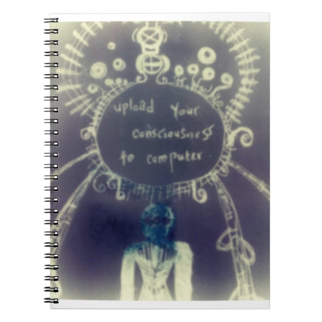 Upload your consciousness to computer notebook (Front)