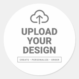 Upload Your Custom Design Classic Round Sticker