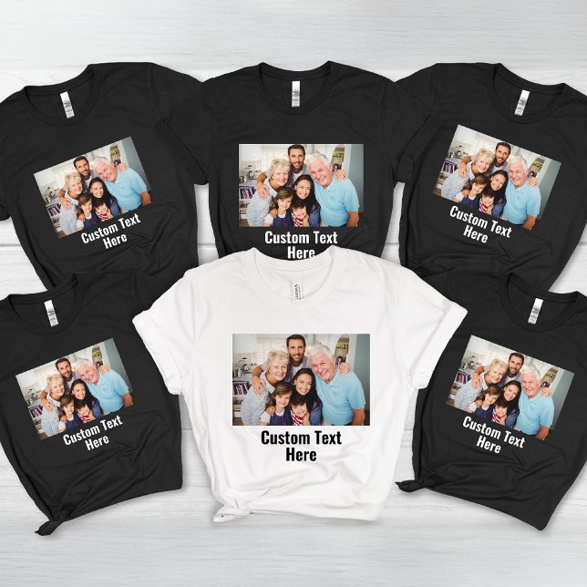 Upload Your Custom Photo Family Reunion Picture  Tri-Blend Shirt (Creator Uploaded)