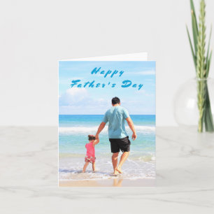 Upload Your Dad Photo Father's Day Card
