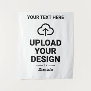Upload Your Design and Text Tapestry
