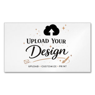 Upload Your Design Branding Magnetic Business Card